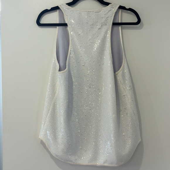 Zadig & Voltaire white sequin tank - Picture 11 of 11